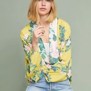 Anthropologie Elma Floral Kimono